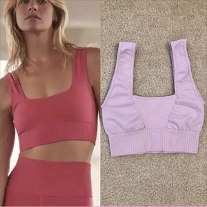 Free People Pink Sports Bra / Leggings Set
